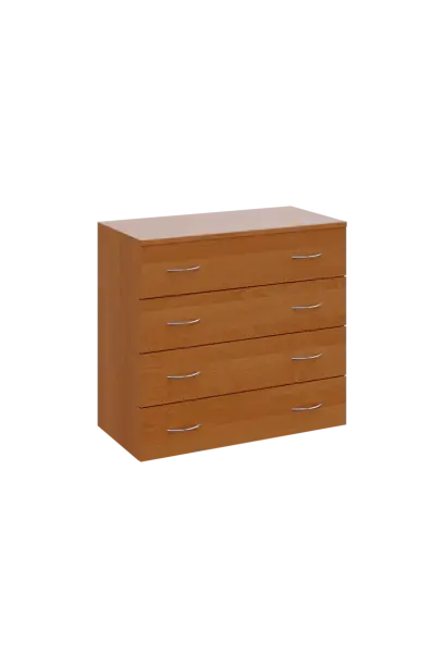 N 2 - 84Z kancelářská skříň, 4-zásuvková, 750x800x400, olše jantar